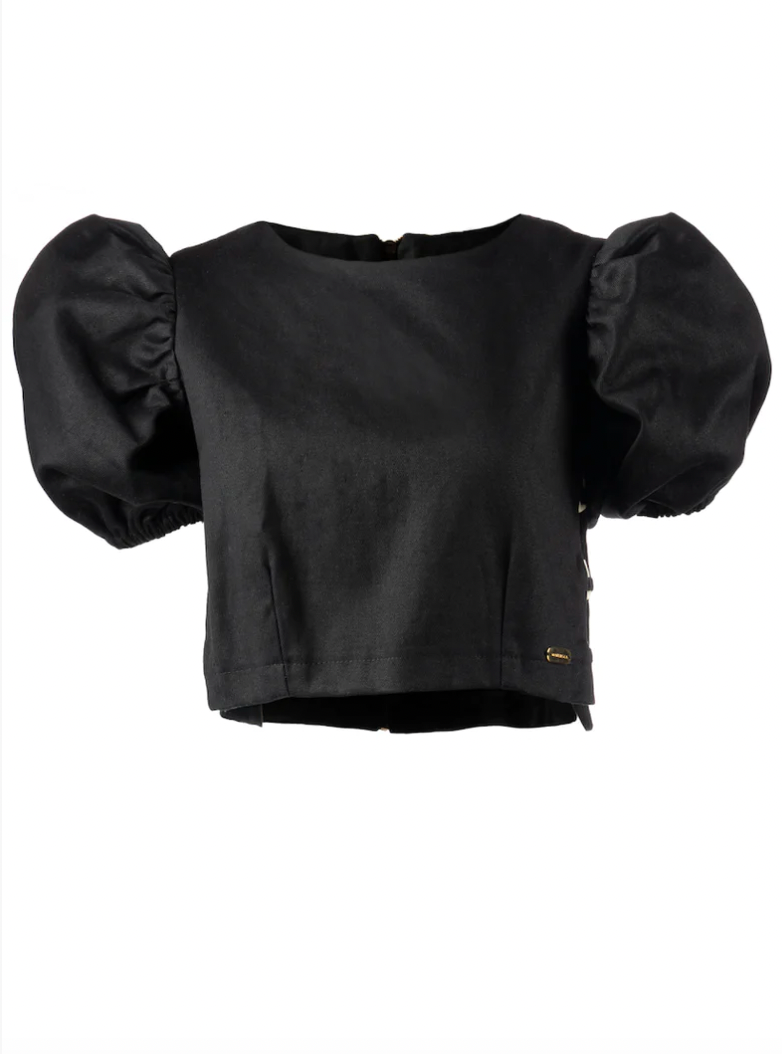 Hemp & Organic Cotton Black Top