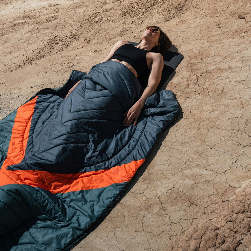 VOITED Fleece Outdoor Camping Blanket - Cabin