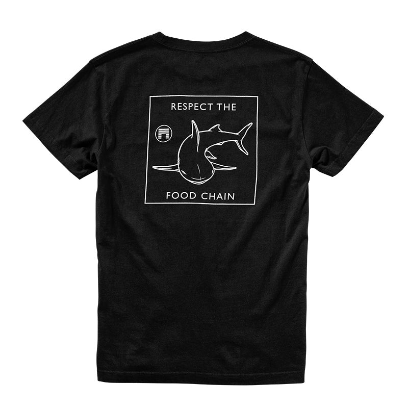 RESPECT THE FOOD CHAIN - BLACK