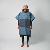 VOITED 2nd Edition Outdoor Poncho for Surfing, Camping, Vanlife & Wild Swimming - Marsh Grey / Graphite