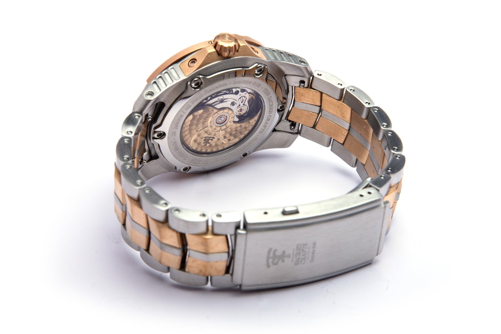 Bronze + Steel Case / Black Dial