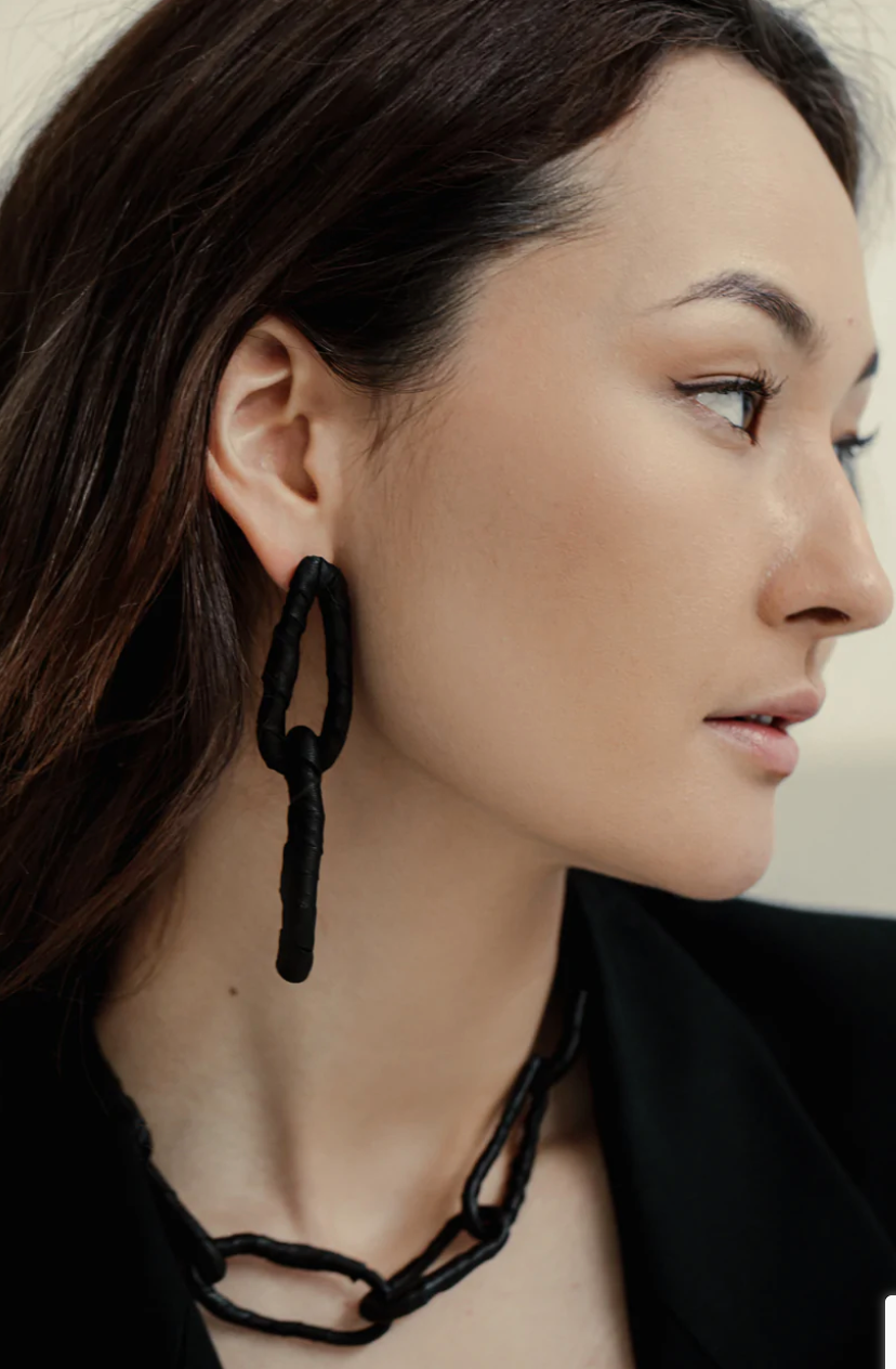 Double Link Earrings E122