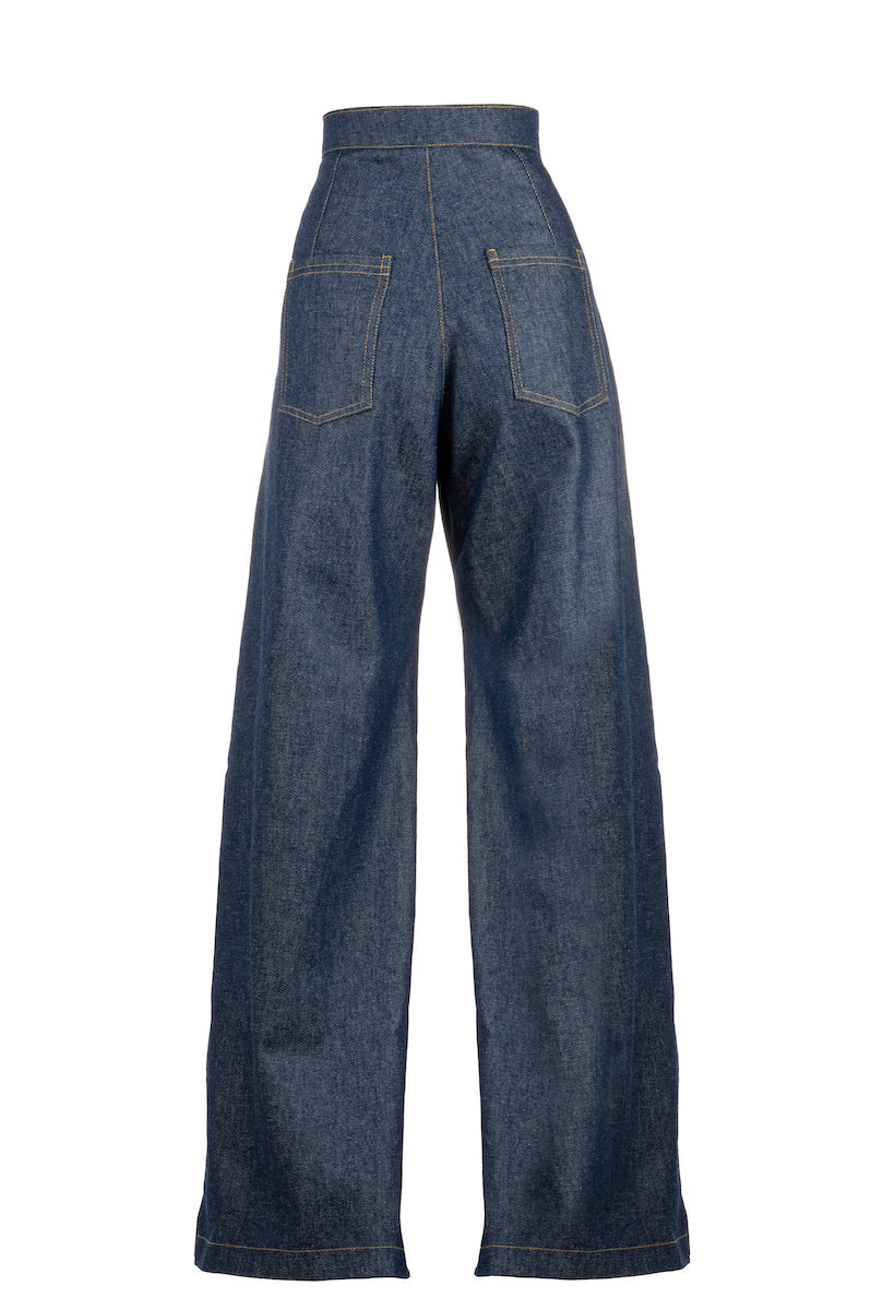 Vaila Organic Cotton Palazzo Jeans