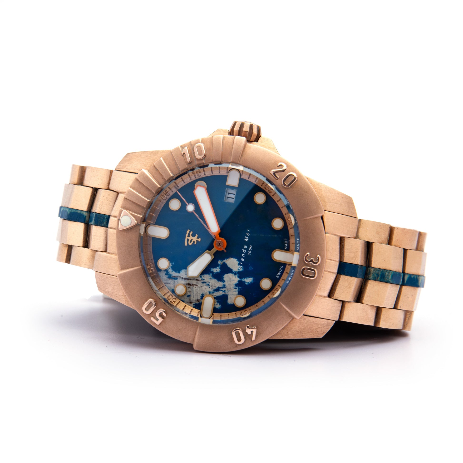 Bronze Case / Blue Legacy Dial