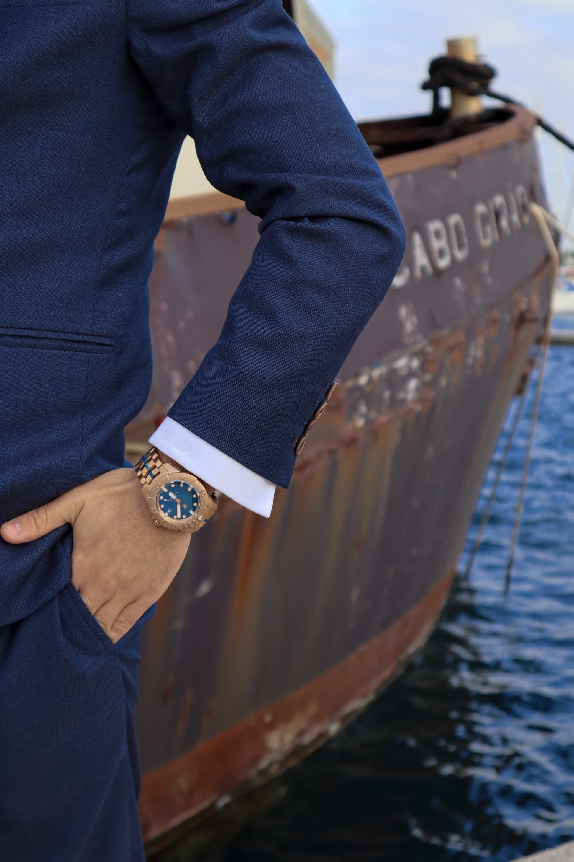 Bronze Case / Blue Legacy Dial